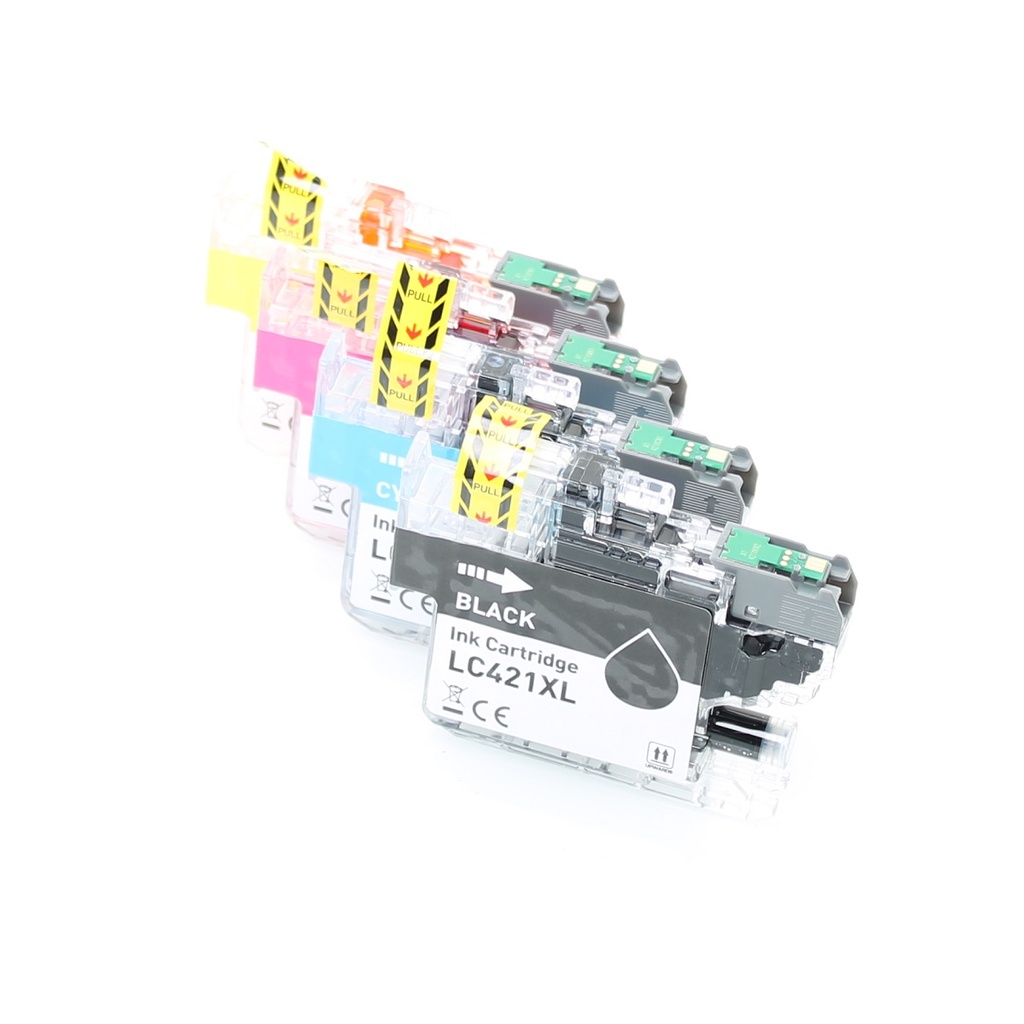 Compatible LC421XL Kit 4 encres ( Remplace Brother LC 421 / LC 421XL )
